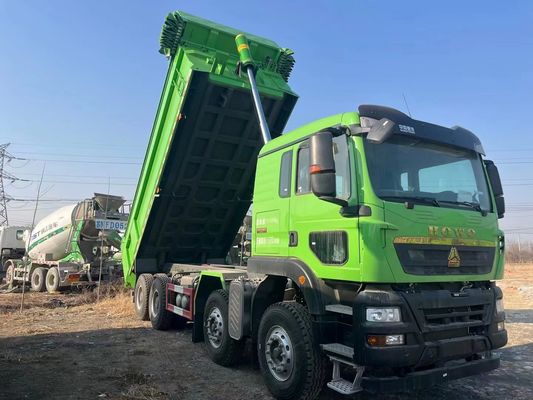 Sinotruk Howo 8x4 Müllwagen Tipper 440 PS 35 Tonnen Gebrauchtmüllanhänger Großkapazität Box