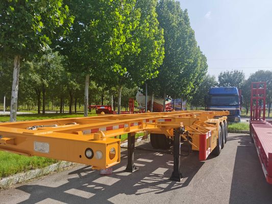 3 Achsen 40ft Skelett Anhänger zum Verkauf Skelett Halbanhänger