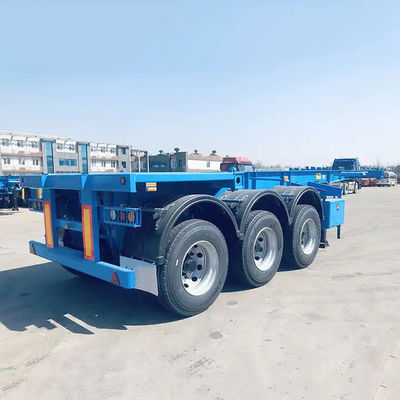 3 Achsen 6m 20ft Skelettanhänger Lastwagen 20ft Skelettanhänger zum Verkauf