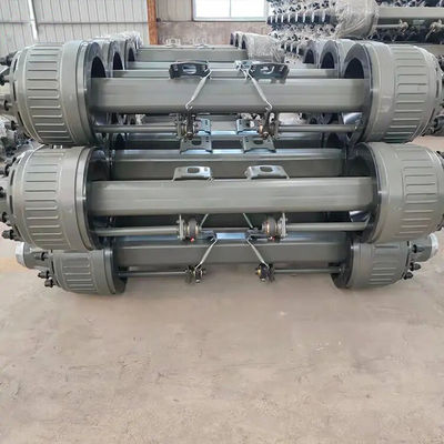 China Fabrik Anhänger Achse Achse 20T mit Anhänger Felgen Räder Anhänger Teile Lieferanten